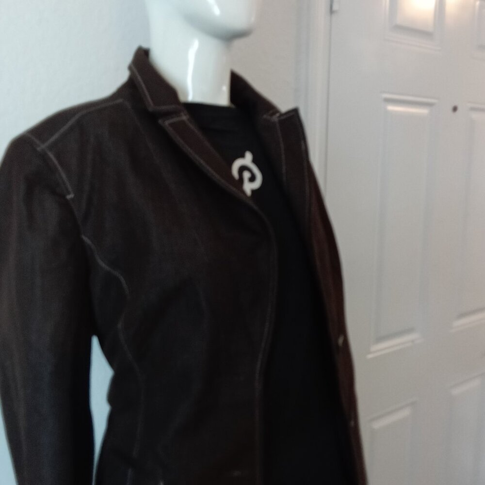 Effortlessly Cool: Nine West's Essential Two-Button Denim Jacket